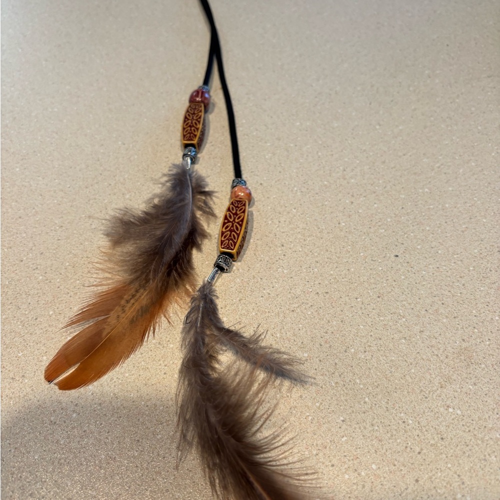 Bohemian Feather Hair Accessory